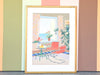 Max Hayslette Interior Signed Serigraph