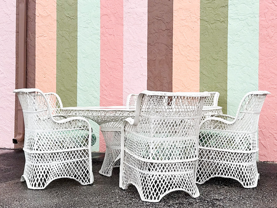 Russell Woodard Webspun Outdoor Dining Set