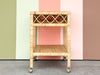 Rattan Wrapped Cart