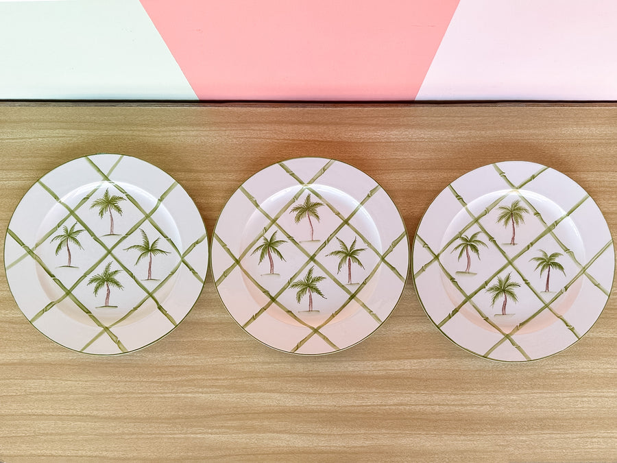 Set of The Mane Lion Palm Tree Dish Set