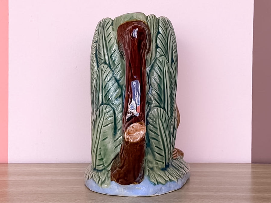 Majolica Style Monkey Pitcher