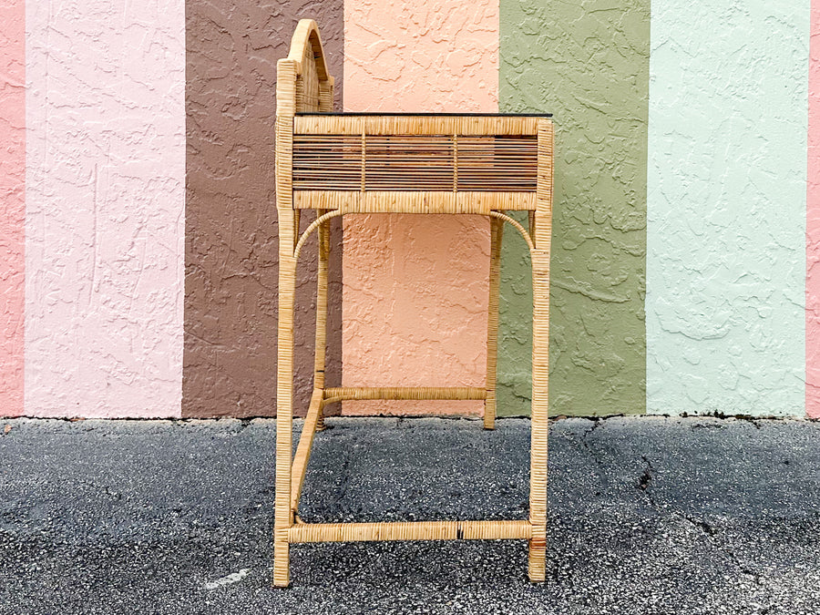 Island Style Rattan Writing Desk