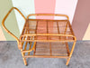 Italian Rattan Bar Cart