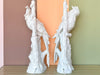 Pair of Large Porcelain Parrot Lamps