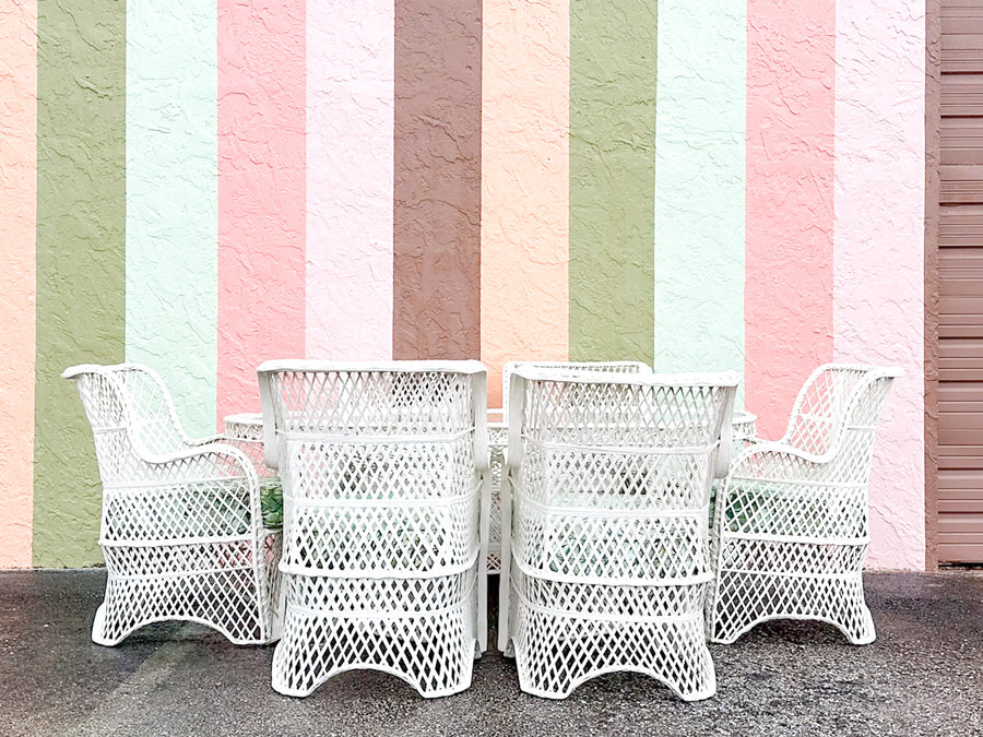 Russell Woodard Webspun Outdoor Dining Set
