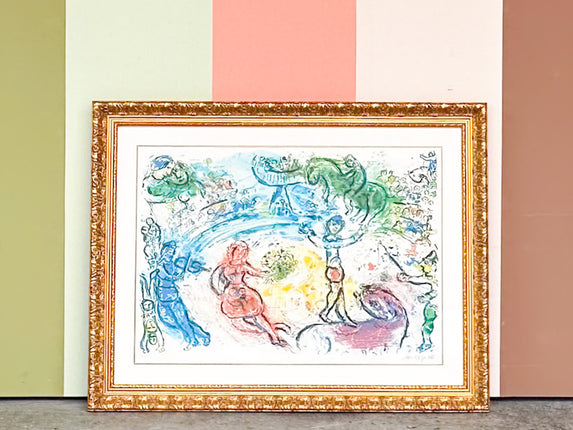 Colorful Numbered Chigall Print
