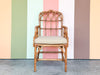 McGuire Style Rattan Cathedral Arm Chair