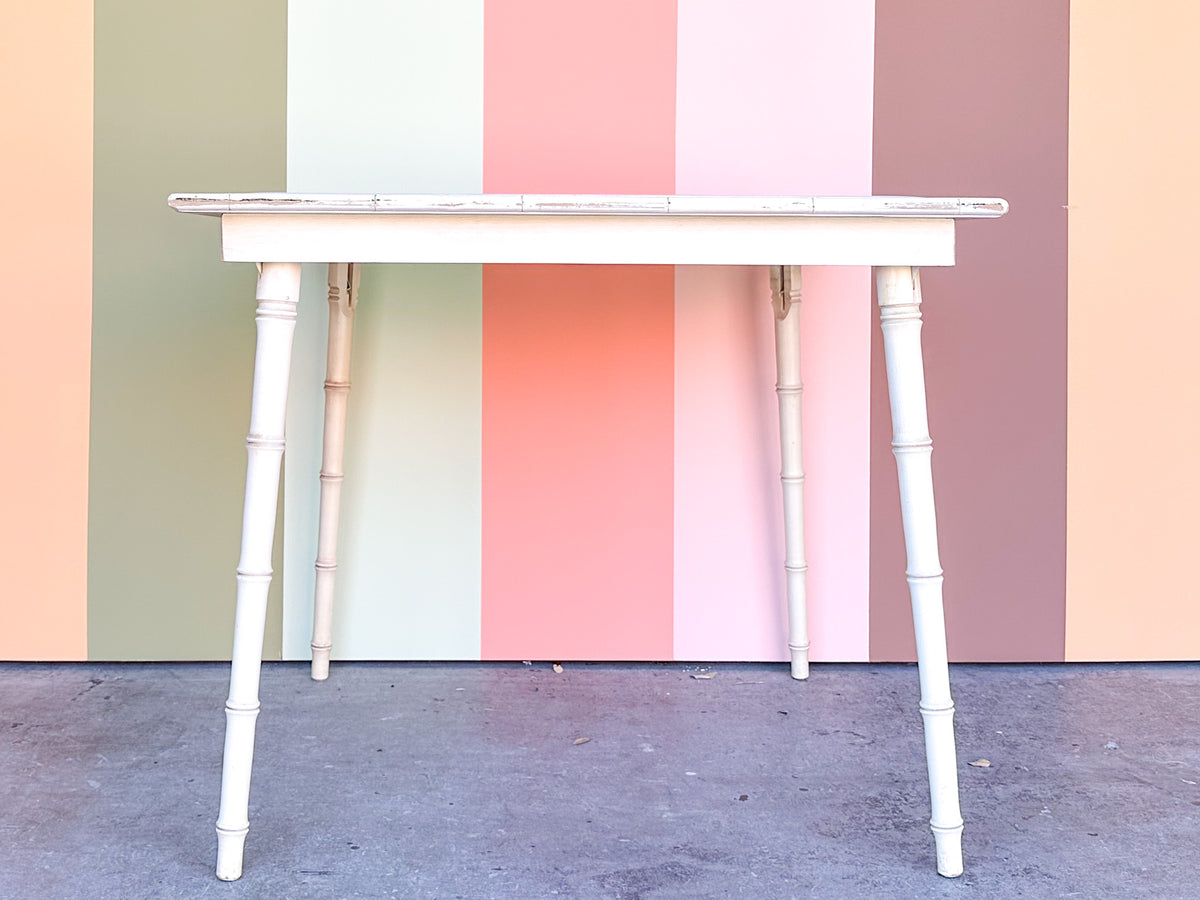 Faux Bamboo Folding Table