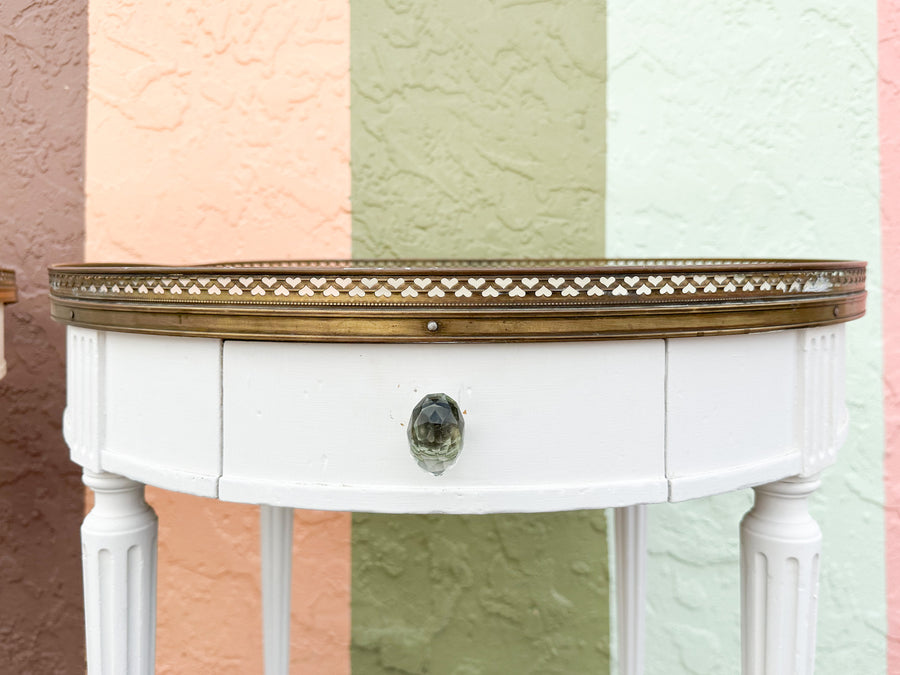 Pair of Baker Louis XVI Style Side Tables