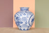 Blue and White Chinoiserie Vase