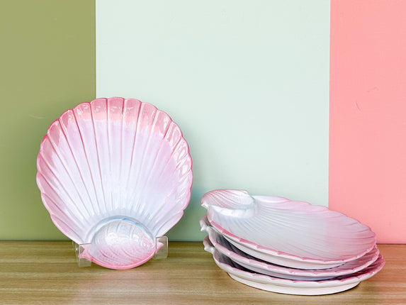 Set of Four Italian Shell Cocktail Dishes