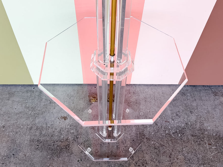 MCM Lucite Table Lamp