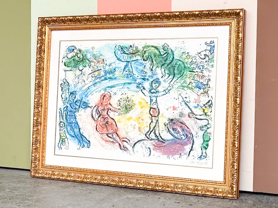 Colorful Numbered Chigall Print