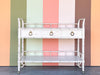 Thomasville Faux Bamboo Bar Cart