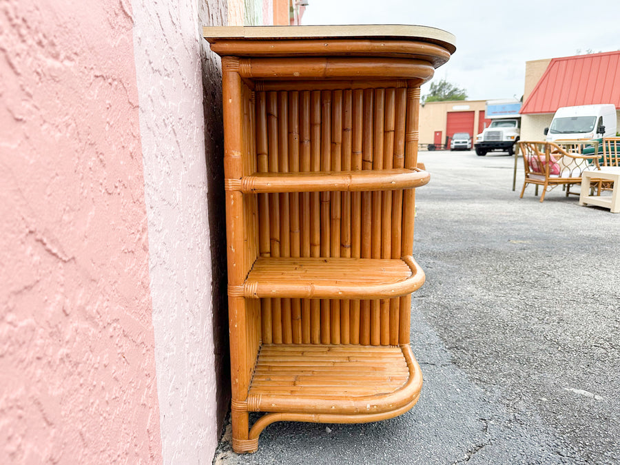 Old Florida Style Bamboo Server