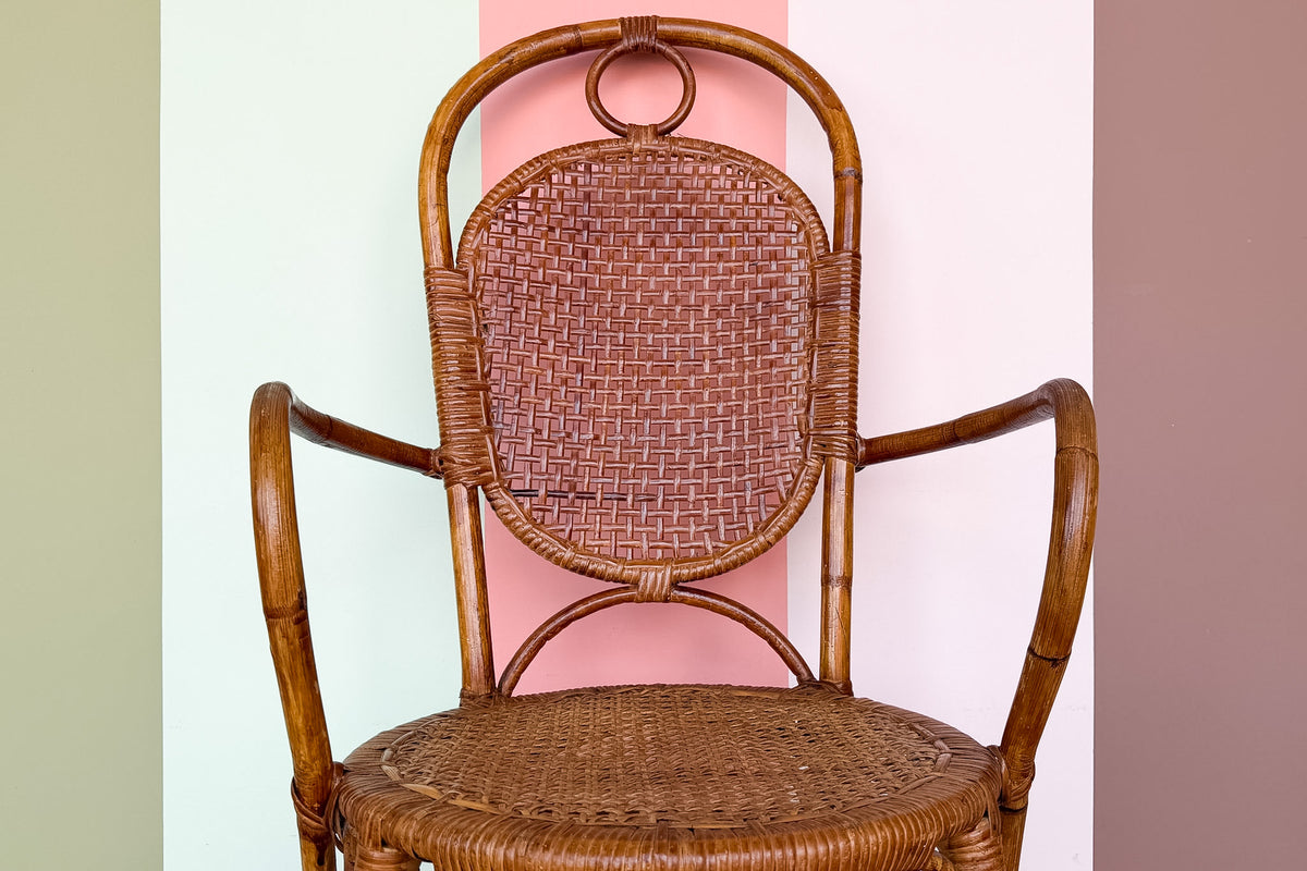 Cute Rattan Desk Chair