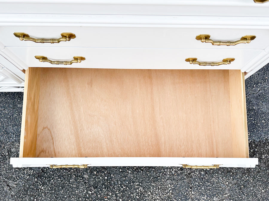 Ficks Reed Faux Bamboo Dresser