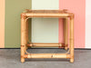 Set of Three Rattan Nesting Tables