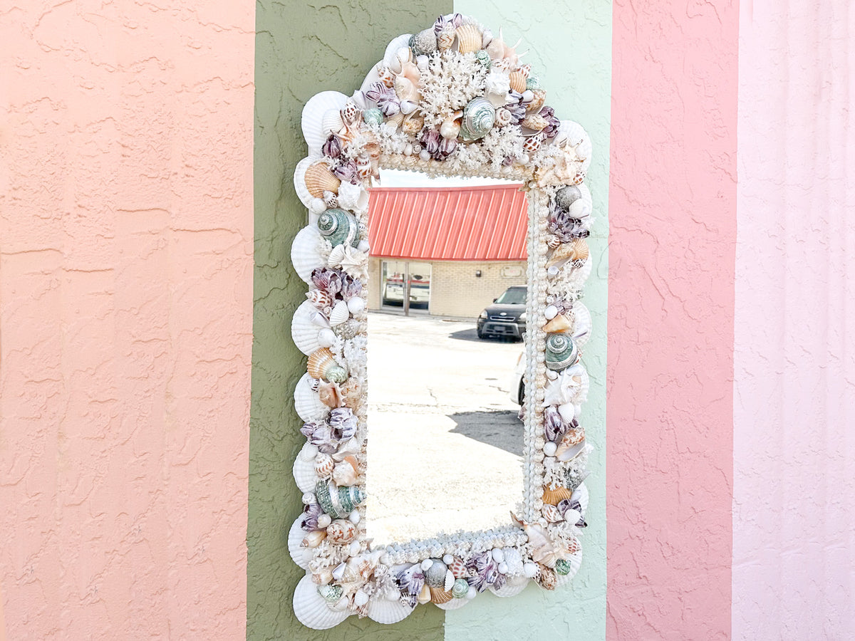 Colorful Shell Chic Mirror