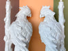 Pair of Large Porcelain Parrot Lamps