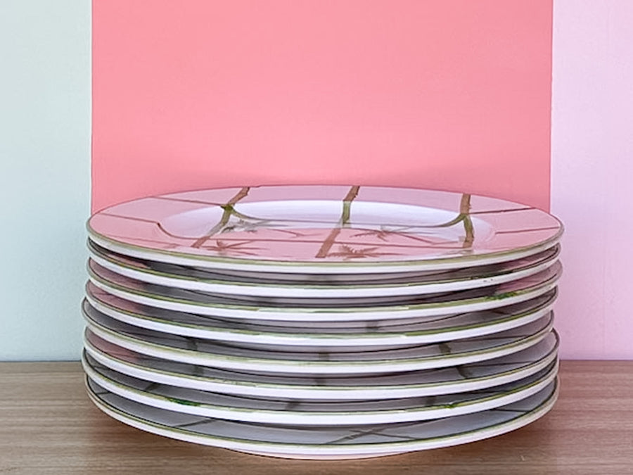 Set of The Mane Lion Palm Tree Dish Set