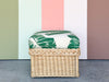 Bielecky Brothers Braided Rattan Ottoman