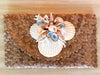 Raffia Shellegance Clutch