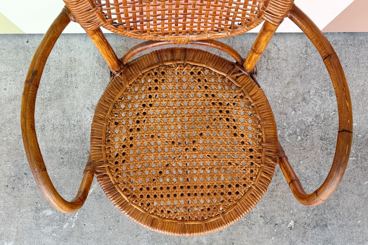 Cute Rattan Desk Chair