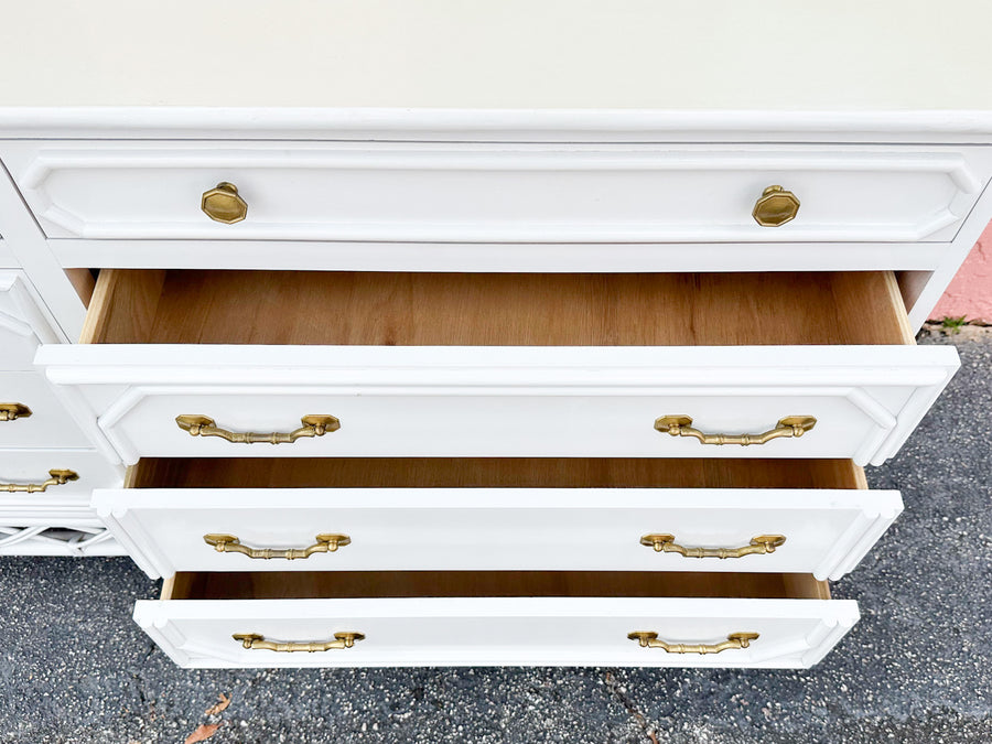 Ficks Reed Faux Bamboo Dresser