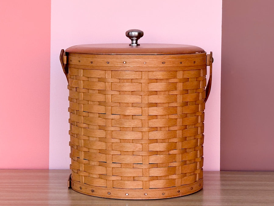 Longaberger Woven Wood Ice Bucket
