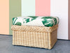 Bielecky Brothers Braided Rattan Ottoman