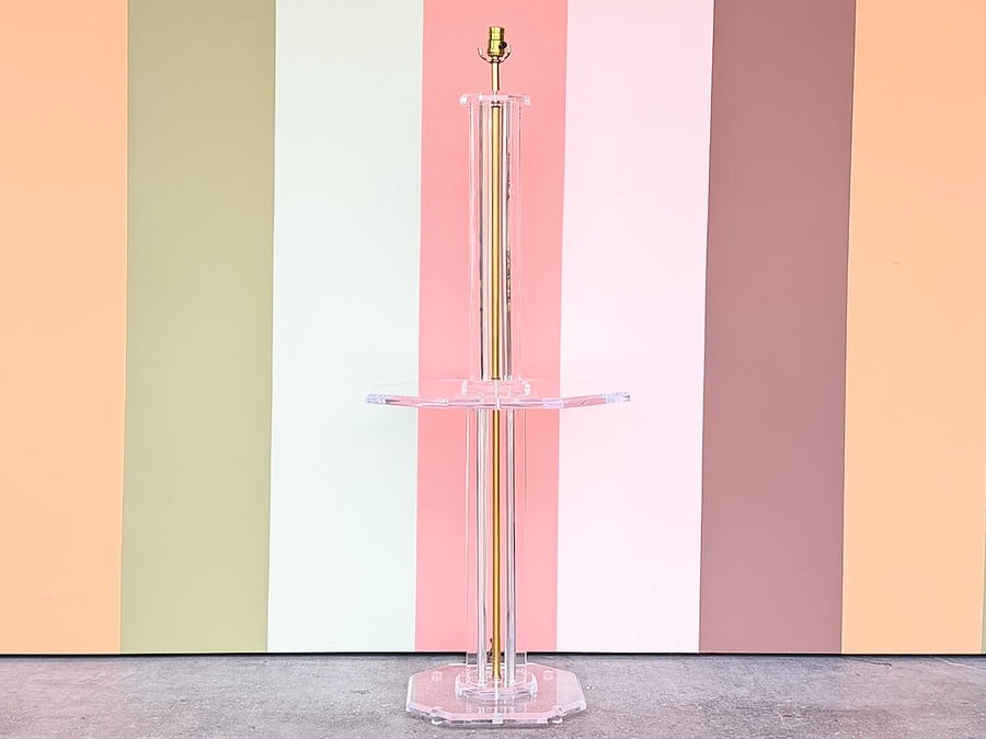 MCM Lucite Table Lamp