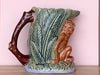 Majolica Style Monkey Pitcher