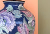 Colorful Floral Chinoiserie Lamp