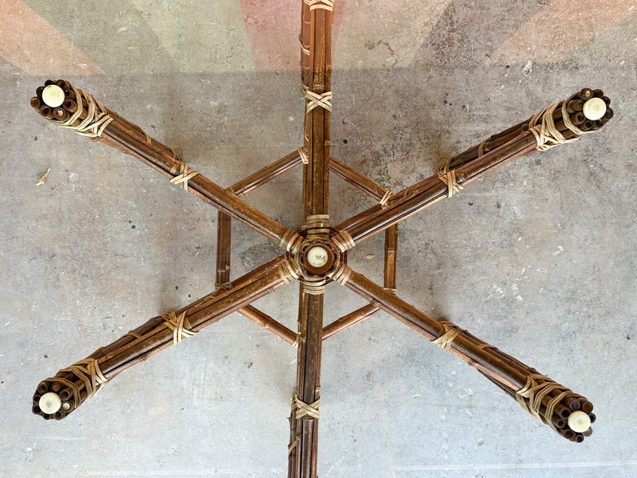 McGuire Style Bamboo Dining Table