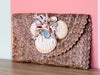 Raffia Shellegance Clutch