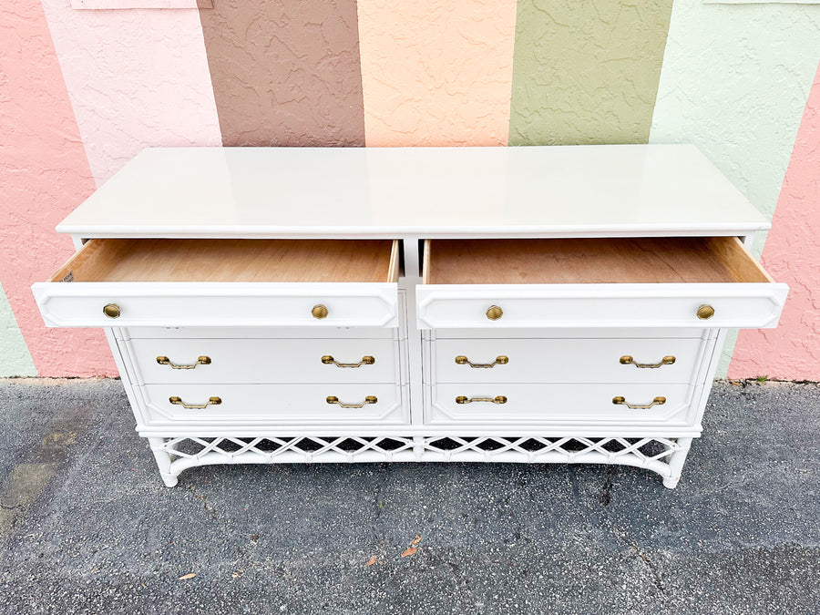 Ficks Reed Faux Bamboo Dresser