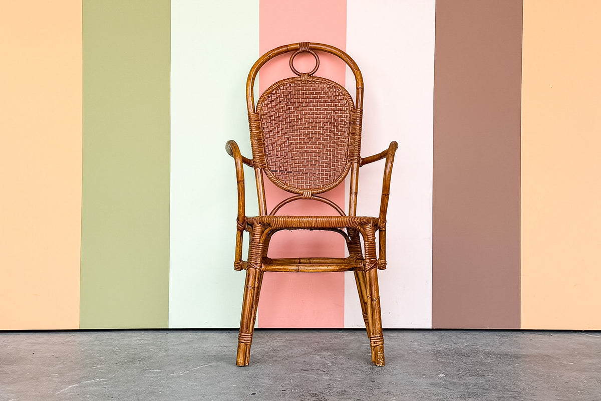 Cute Rattan Desk Chair