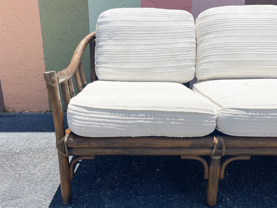 McGuire Rattan Sofa