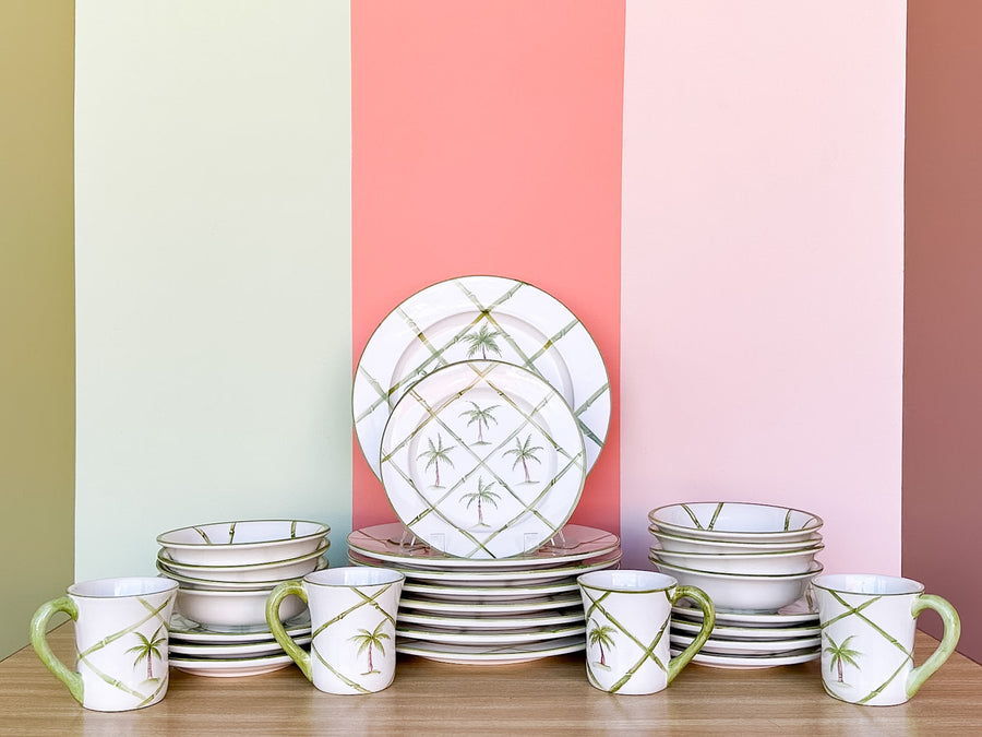 Set of The Mane Lion Palm Tree Dish Set
