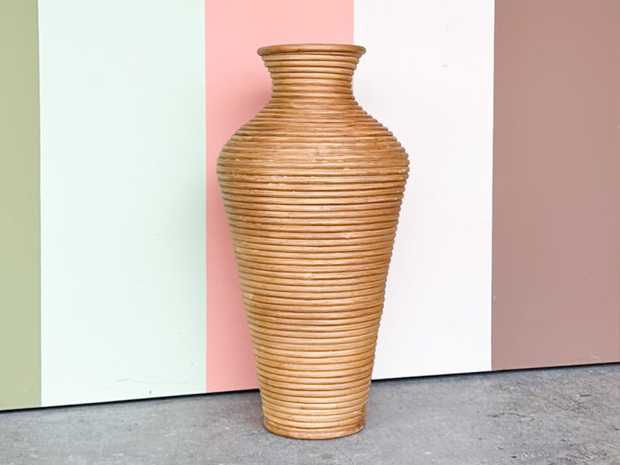 Pencil Reed Rattan Vase