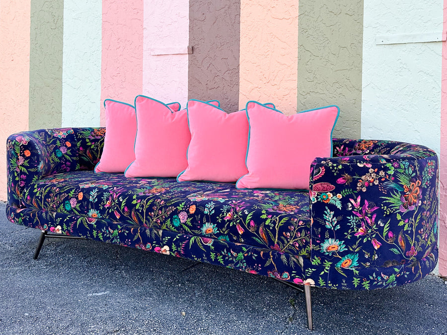 Kips Bay Show House Pair of Hot Pink Pillows