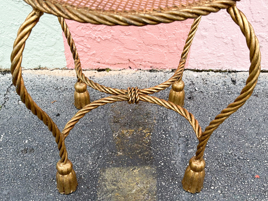 Regency Style Tassel Stool