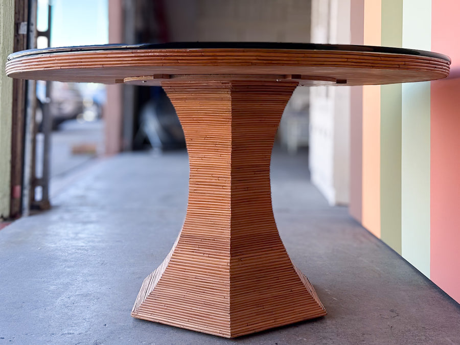 Pencil Reed Round Dining Table