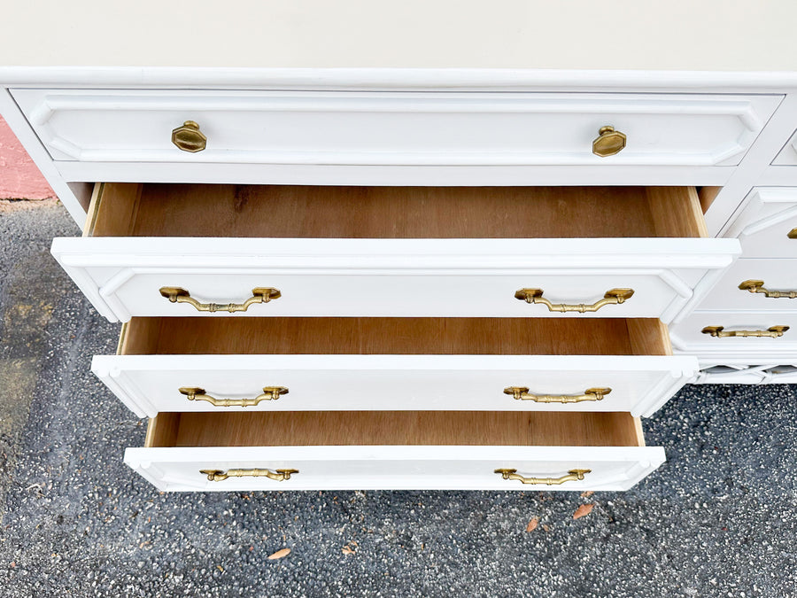 Ficks Reed Faux Bamboo Dresser