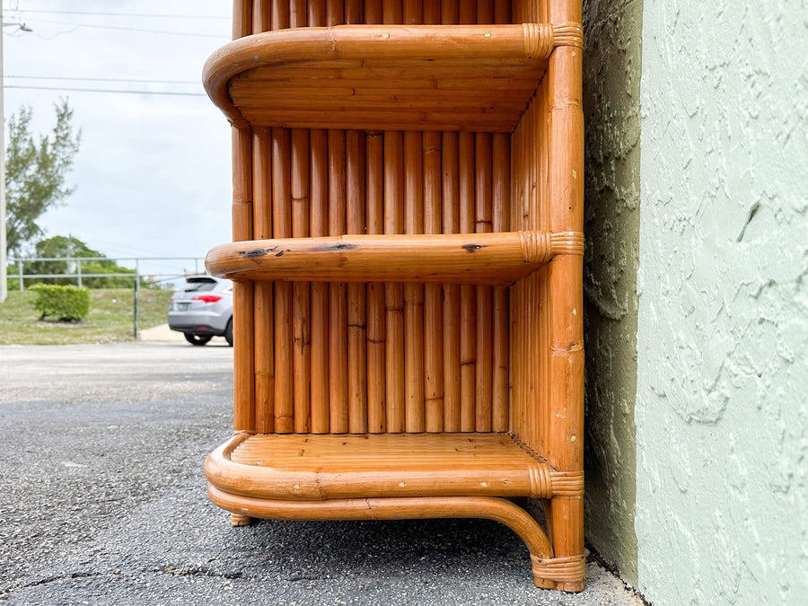 Old Florida Style Bamboo Server