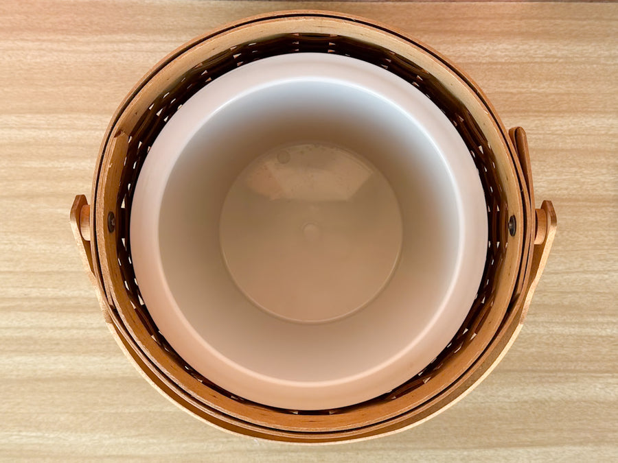 Longaberger Woven Wood Ice Bucket
