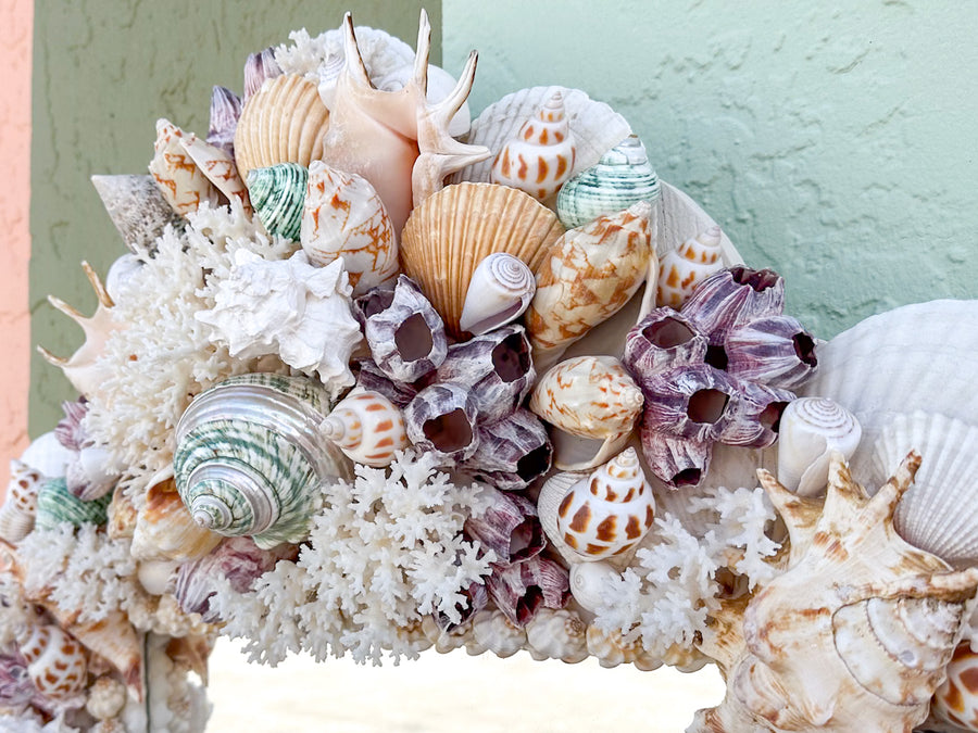 Colorful Shell Chic Mirror