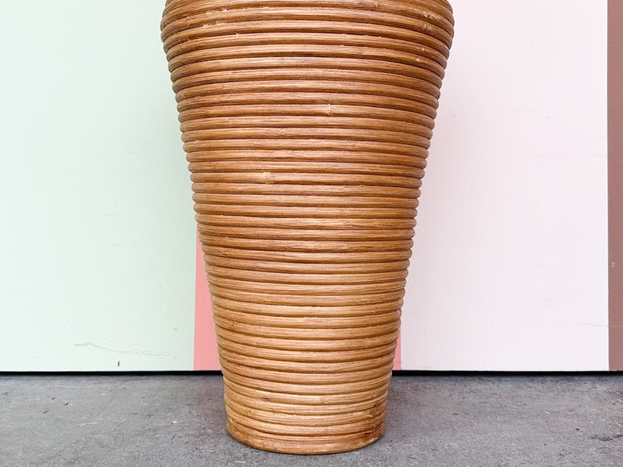 Pencil Reed Rattan Vase