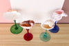 Set of Four Colorful Shell Chic Coupes